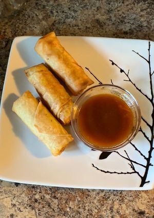 Una foto de Egg rolls vegetables