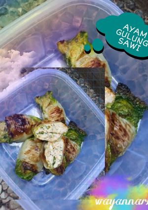 Foto resep Ayam gulung sawi