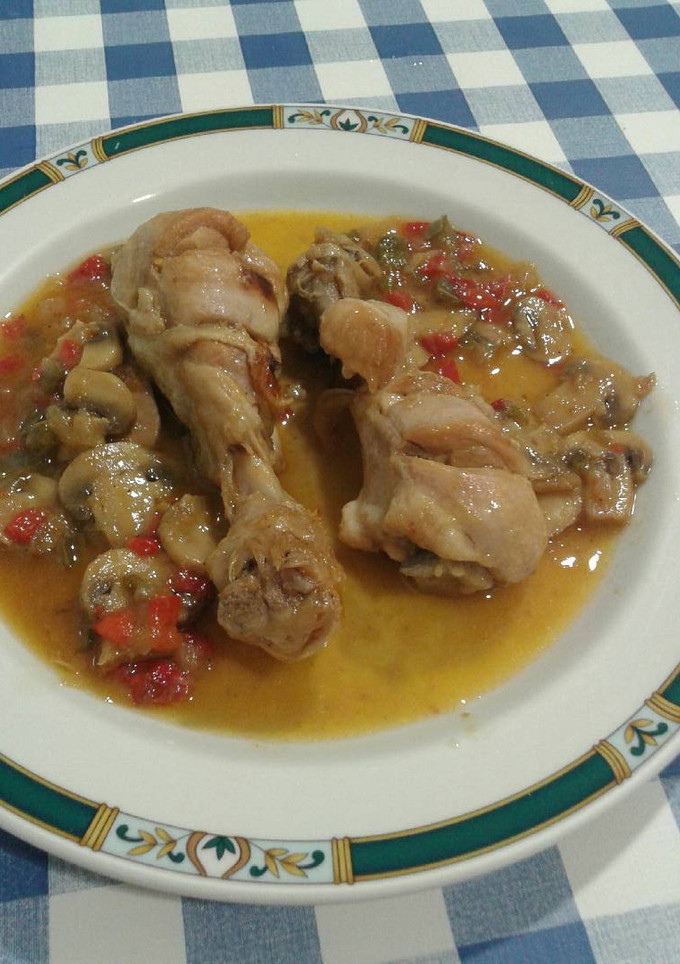 Una foto de Muslos de pollo en olla Fussion Cook