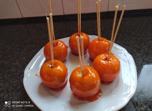 صورة لوصفة تفاح عنبر 🍎الخد الجميل😊الفريسكا😋😋