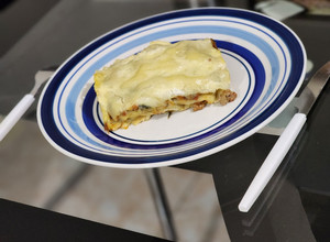Una foto de Deliciosa lasagna de carne molida