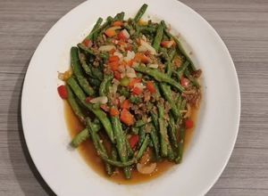 Foto resep Szechuan green beans