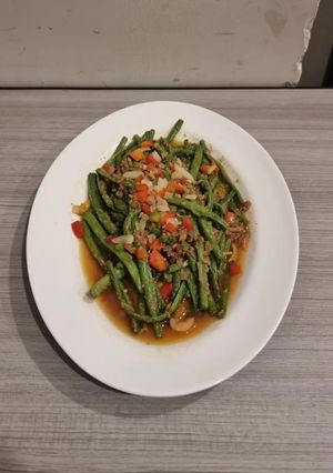 Foto resep Szechuan green beans