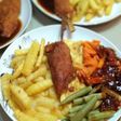 Chicken steak with sauce