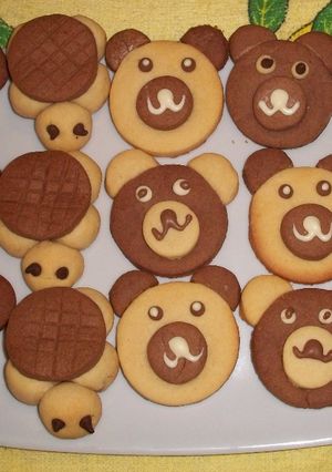 Una foto de Galletas con formas de animales