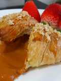 Thai tea lava croissant