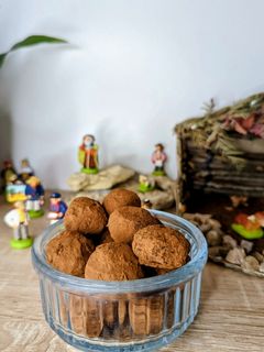 Une photo de Truffes au chocolat vegan