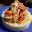 Puré de papas con estofado de carne