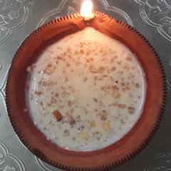 A picture of Soya granules kheer.