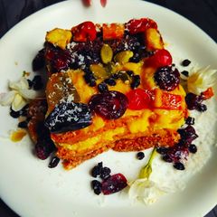 A picture of Mango Chocolate Pastry.