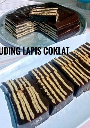 Foto resep Puding Lapis Coklat