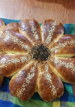 صورة لوصفة خبز دوار الشمس خفيييف روعة 😍