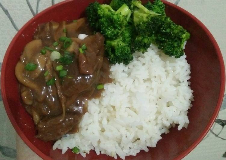 Recipe: Perfect Beef Teriyaki (sederhana)