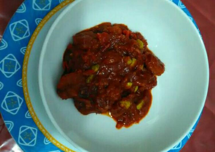 Resep Udang balado pete simpel Anti Gagal