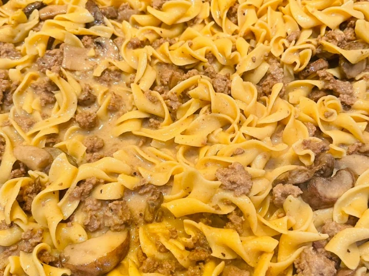 Easy Steps to Make Recipe Easy Stroganoff that is Delicious, Tasty}