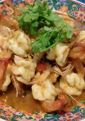 รูปของ กุ้งผัดกระเทียมพริกไทย