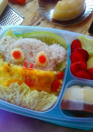 Foto resep Bento Panda / bekal anak unik
