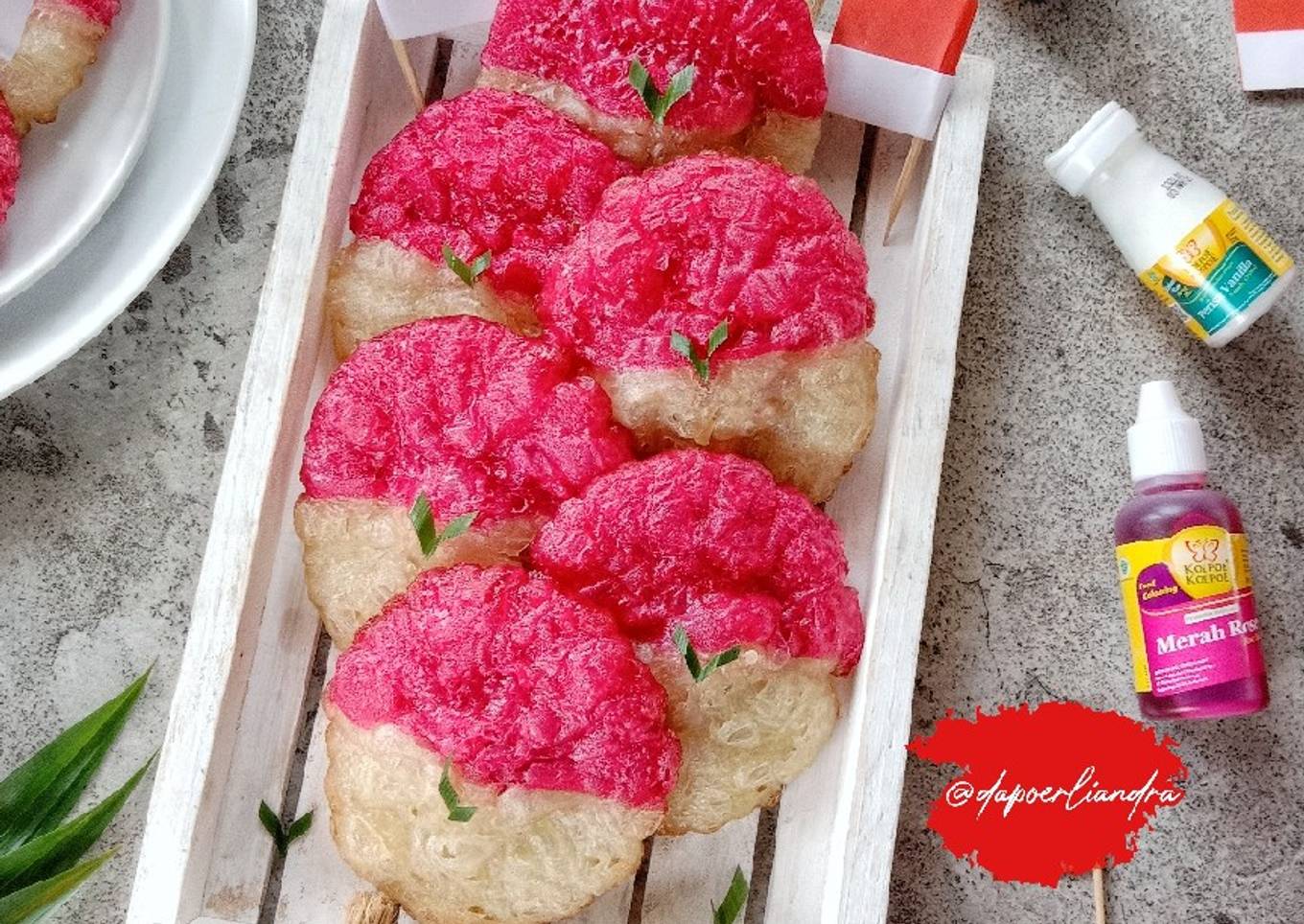 Kue Cucur Merah Putih