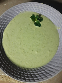 Una foto de Crema de brócoli