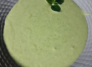 Una foto de Crema de brócoli