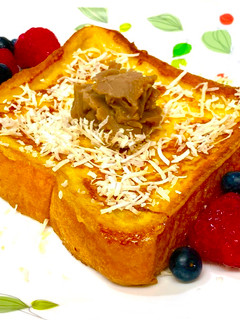 A picture of Coconut Milk French Toast.