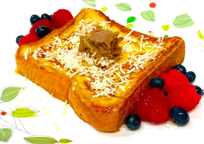 Easiest Way to Prepare Super Quick Homemade Coconut Milk French Toast