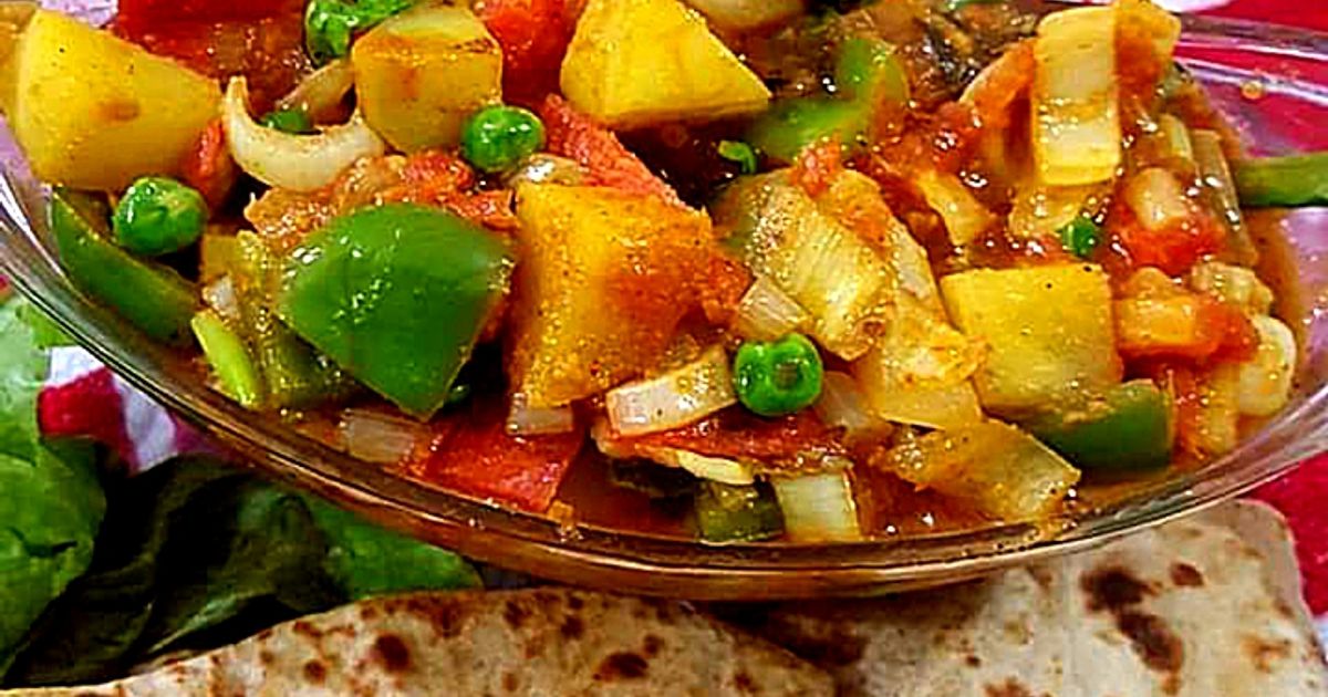 Mahbob Sabzi Mix Sabzi Recipe by Marium Wasim - Cookpad