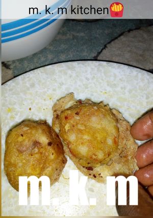 A picture of Yam balls.