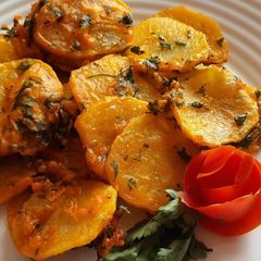 A picture of Potato bhajia (bhajia mwitu).