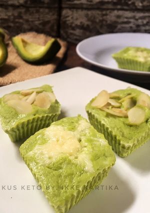 Foto resep Bolu kukus alpukat/alpukat kukus #keto #debm #lowcarbo