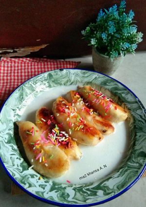 Foto resep Pisang Plenet Berkuah