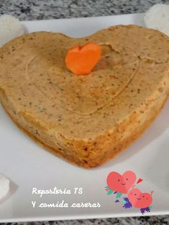 Una foto de Pastel de atún y pimientos de piquillos