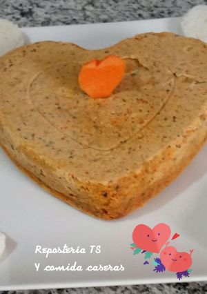 Una foto de Pastel de atún y pimientos de piquillos