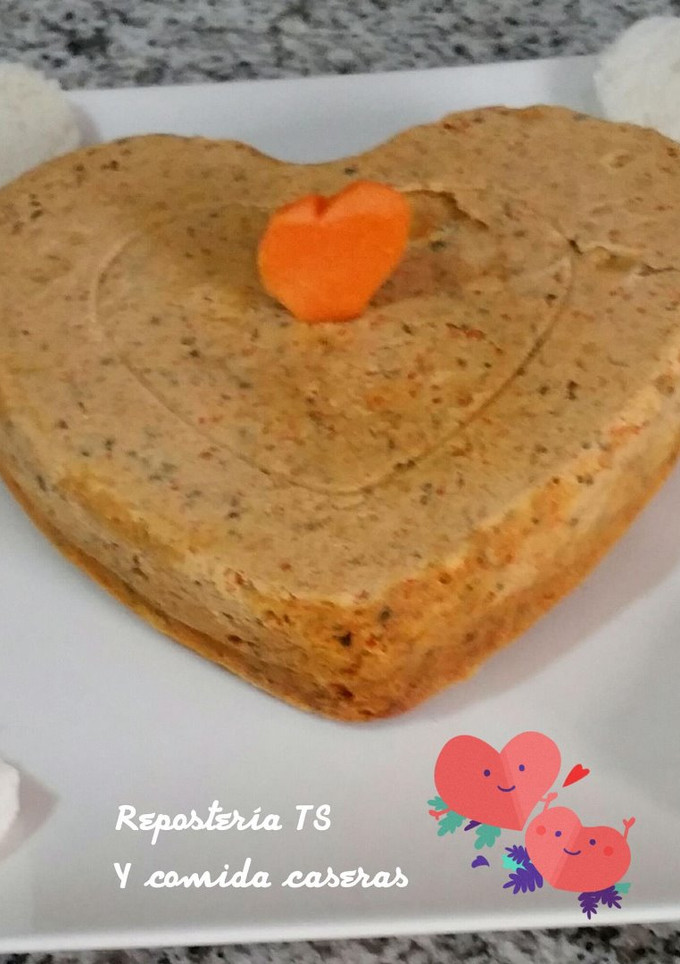 Una foto de Pastel de atún y pimientos de piquillos