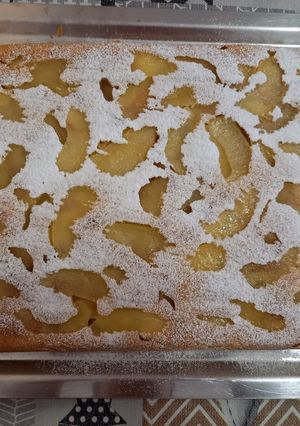 Fordított almás süti recept fotója