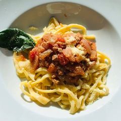 A picture of Pasta Fresca al ragu! (#Christmas🎄).