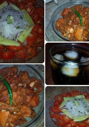 A picture of Tandoori chicken.