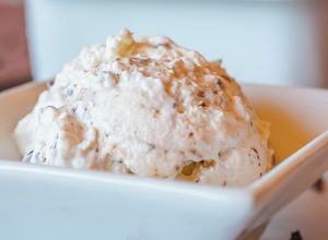 Una foto de Helado Stracciatella saludable
