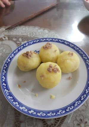 Hình của món Khoai tây nhồi thịt.