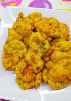 Foto resep 🧡 Bakwan Udang Jagung~