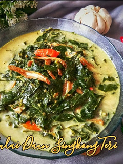Foto resep Gulai Daun Singkong Teri