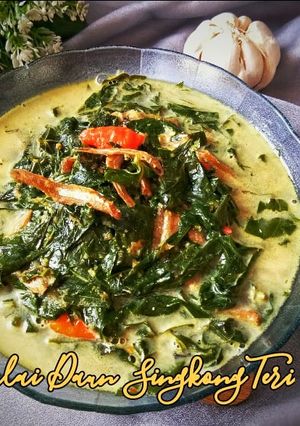 Foto resep Gulai Daun Singkong Teri