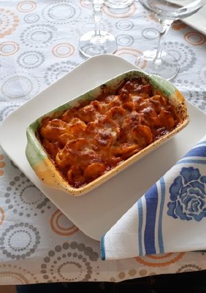 Foto di Orecchiette a tegamino con sugo di braciole equine glutenfree