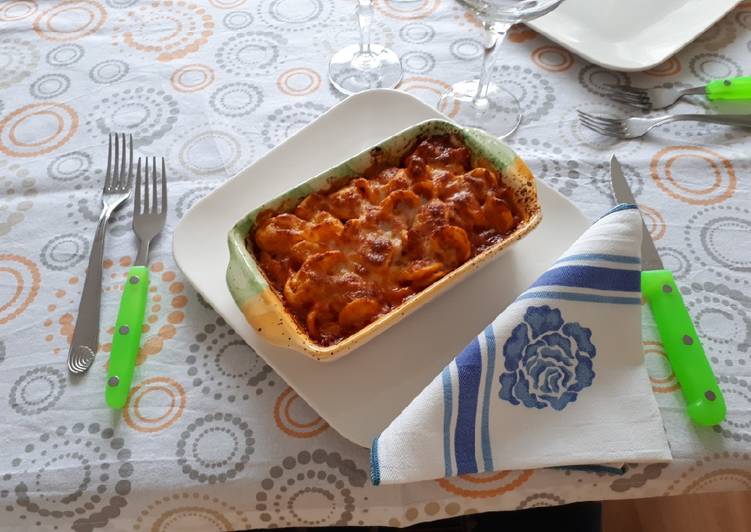 Orecchiette a tegamino con sugo di braciole equine glutenfree