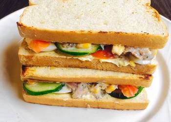 New Recipe Sardine Sandwich Delicious Perfect