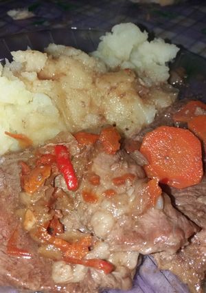 Una foto de Churrasquitos con puré
