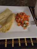 Tamales de pollo en salsa verde