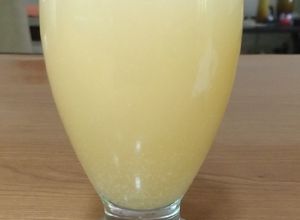 Una foto de Horchata de melón