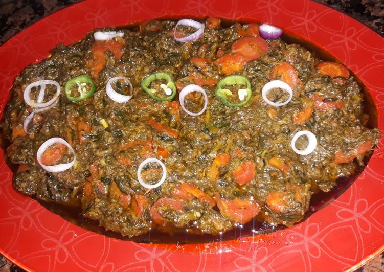 Recipe of Super Quick Homemade Palak or gajar ka salan