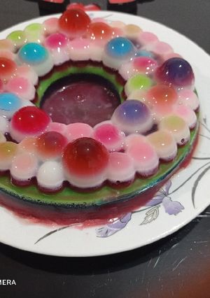 عکسی از دستور ژله حبابی
